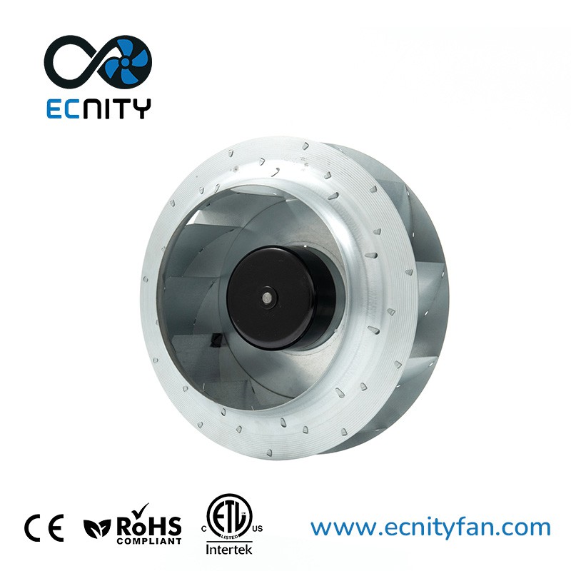 EC Exhaust Allgyrchol Fans Gwasgedd Uchel